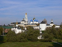 Накануне дня памяти Преподобного Сергия Радонежского Святейший Патриарх Кирилл совершил всенощное бдение в Троице-Сергиевой Лавре